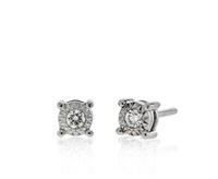 Earrings Donna Oro Woman in White Gold Diamante 0.08 Ct DHOL2372.008